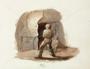 ‘Pick’  lead mining  Northumberland  c 1805-1820.