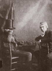 'The Chess Players'  c 1844.