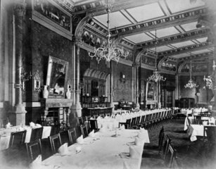 Interior of Midland Grand Hotel  St Pancras Station London  1866-1870.