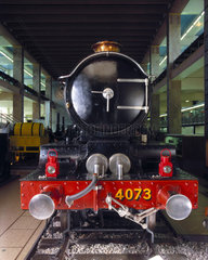 'Caerphilly Castle' 4-6-0 locomotive  Science Museum  London  c 1990s.