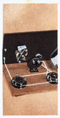 ‘How to build a two valve set’  No 14  Godfrey Philips cigarette card  1925.