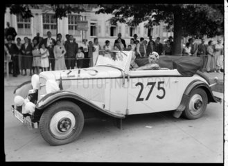 A motor racing car and driver  Germany  c 1934.