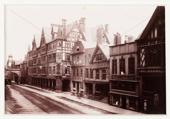 'Chester  Eastgate and Row'  c 1880.