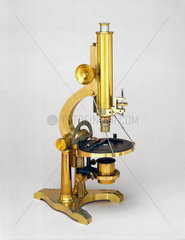 Monocular microscope  c 1870.
