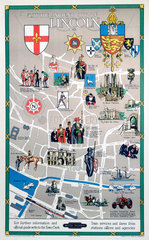 'Visit the Ancient City of Lincoln’  BR (ER) poster  1948-1965.