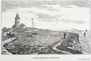 ‘North Foreland Lighthouse’  Kent  1884.
