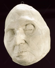 Plaster mask of St Alfonso  Italian? 1860-1920.