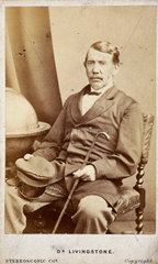 David Livingstone  Scottish missionary and explorer  c 1860s.