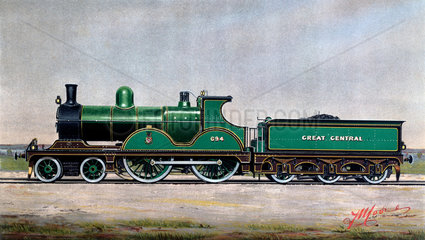 Great Central Railway Standard Express Locomotive No 694  c 1900.