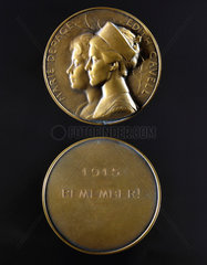 Edith Cavell and Marie Depage  medal  1919.