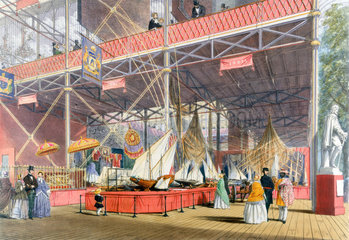 Area representing India at the Great Exhibition  Crystal Palace  London  1851.
