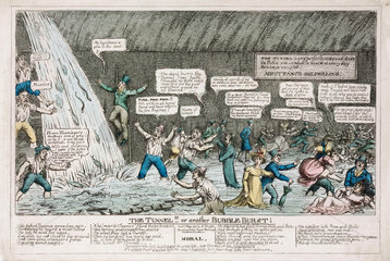 ‘The Tunnel!!! or another Bubble Burst!’  1827.