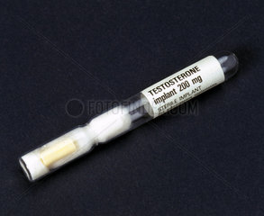 Prototype testosterone implant  1998-1999.