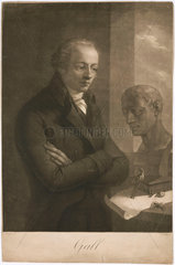 Franz Joseph Gall  German anatomist and phrenologist  c 1810.