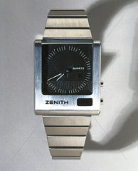 Zenith quartz watch with both analogue and digital display  1976.