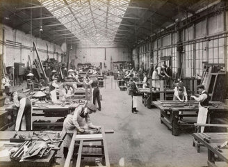 Doncaster carriage works  South Yorkshire  c 1916.