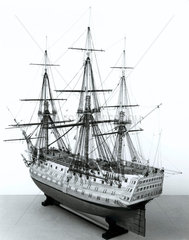 HMS 'Victory'  rigged model in 1805 condition  1805.