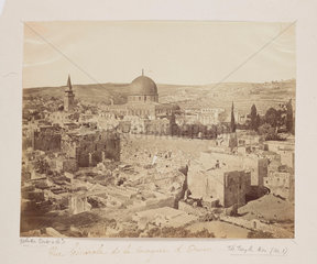 'Vue General de la Mosquee d'Omar'  1857.