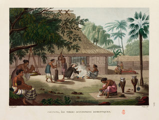 Domestic scene  Kupang  Timor  1817-1820.