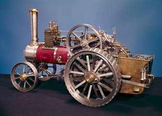 Burrell traction engine  c 1900.