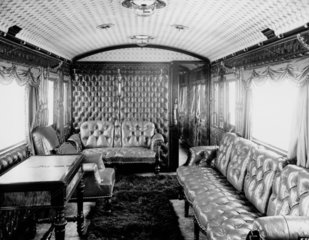 Interior view of the King's saloon built fo