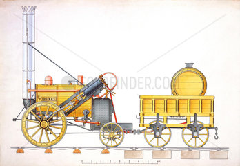 Stephenson's 'Rocket'  1829.