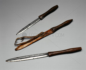 Masai surgical knives  East Africa  c 1880-1920.