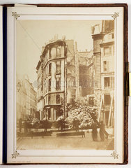 Place de la Croix Rouge  Paris  c 1870s.