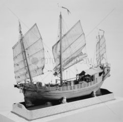 Rigged model of a Hainan Junk (scale 1:12)