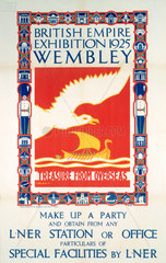 ‘British Empire Exhibition ’ LNER poster  1925.