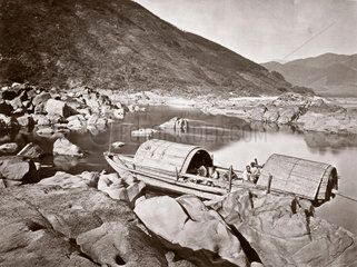 'A Rapid Boat'  c 1871.