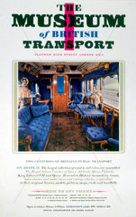 'The Museum Of British Transport'  BR poster  c 1970s.