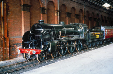 Southern Railways steam locomotive no 777  c 1980s.