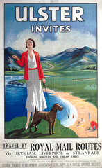 Ulster Tourist Development Association poster  c 1930.