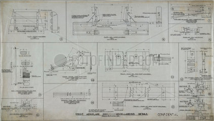 Miscellaneous details of Wright ‘Flyer’  1903.