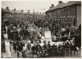 Coronation tea party  1937.