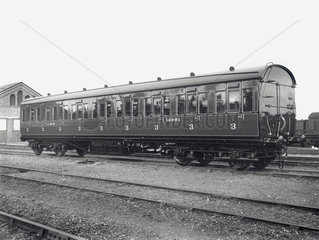 Third class railway carriage  Wolverton Works  14 October 1933.