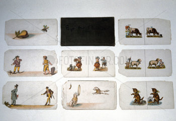 Set of cards for use with a Cruise stereoscope.