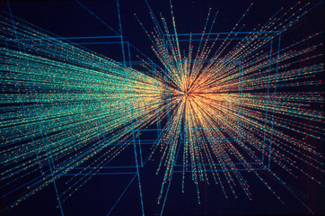 Lead ion collisions produced by the experiment NA49  1990s.