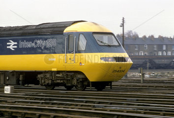 Power car of British Rail Inter-City 125 diesel locomotive  c 1980s.