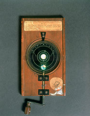 Motion of Venus or Mercury magic lantern slide  19th century.