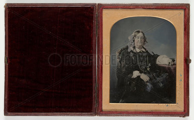 Portrait of a woman  c 1860.