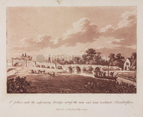 Bridge near Lechlade  Gloucestershire  1799.