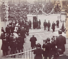 Opening ceremony of the Rotherhithe Tunnel  London  12 June 1908.