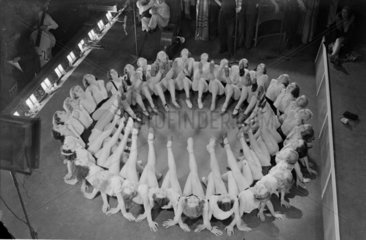 Circle of dancers  1930s.