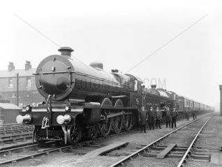 Royal train at Rochdale  1913.
