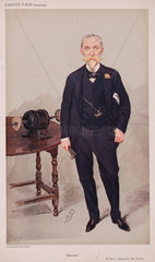Sir David Salomons  English motoring pioneer  1908.
