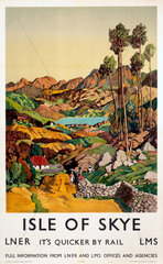 'Isle of Skye'  LNER poster  1939.