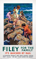 'Filey for the Family'  LNER poster  1935.