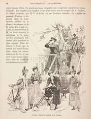 Cycling wear for women  1898.